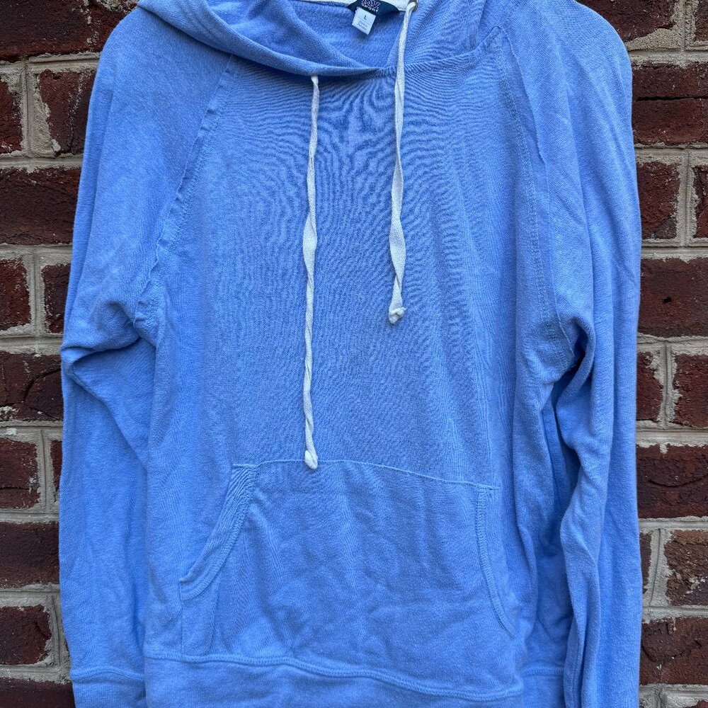 Light Blue T-shirt Pullover Hoodie